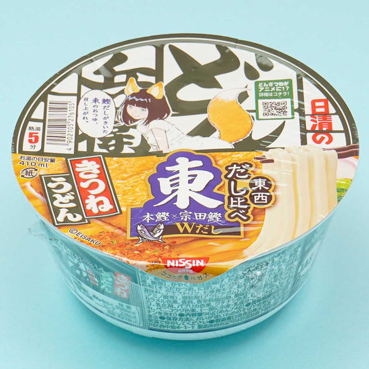 Nissin East Dashi Comparison Donbei Kitsune Udon