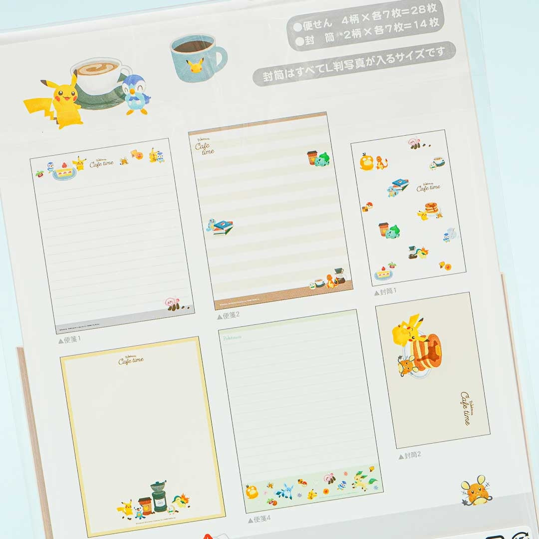 Pokémon Café Time Letter Set