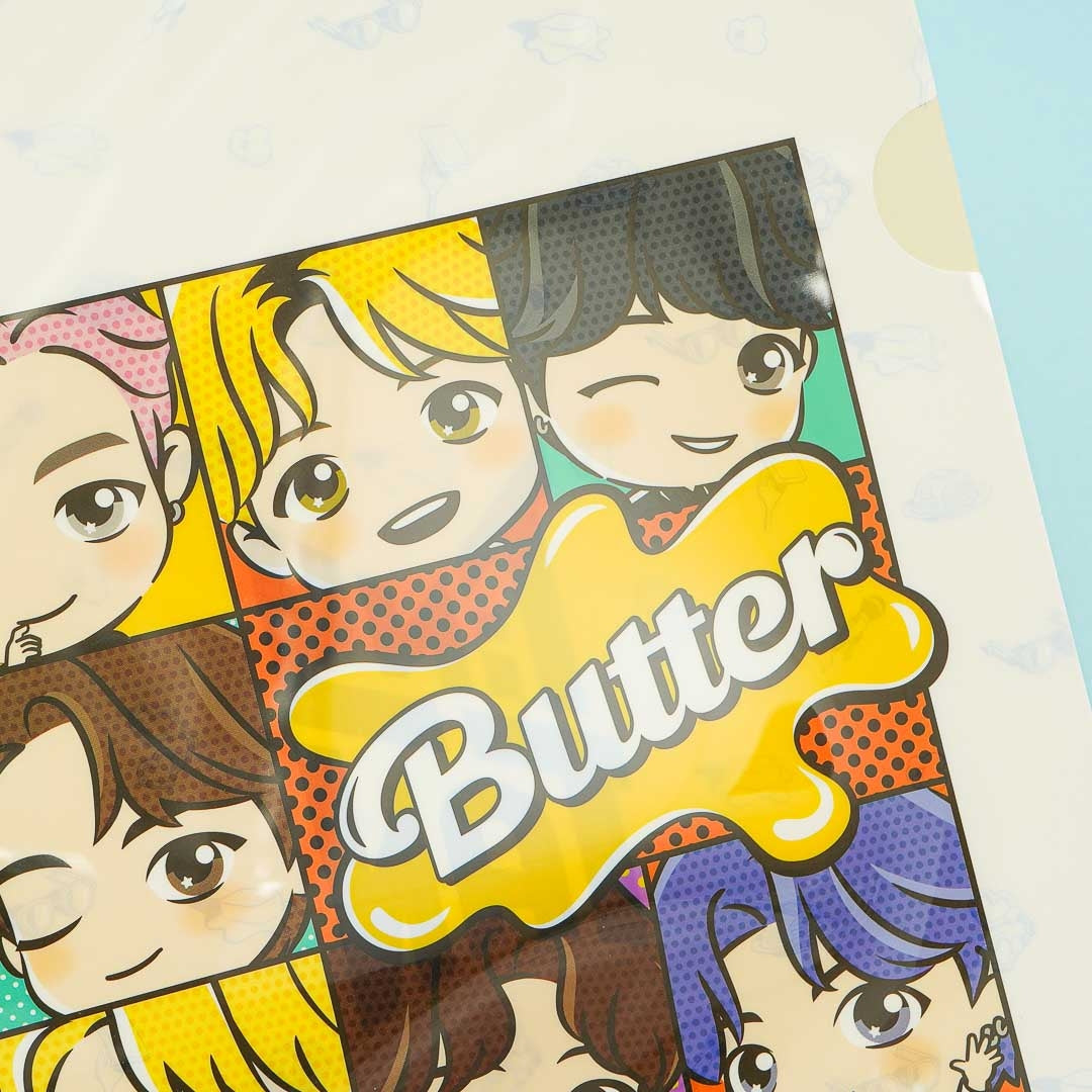 BTS TinyTAN Butter Clear A4 File