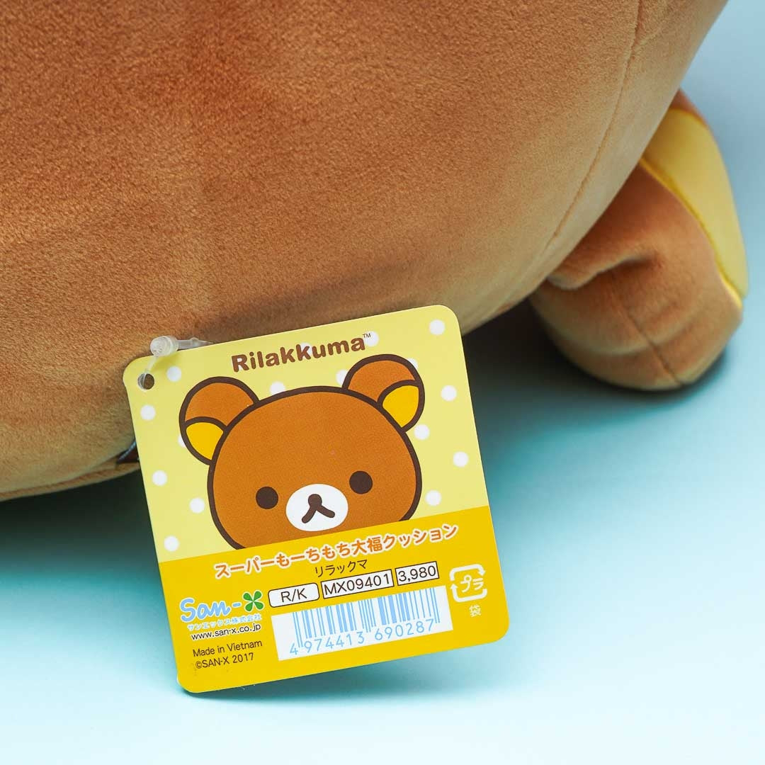 Rilakkuma Super Mochimochi Plushie Cushion - Big