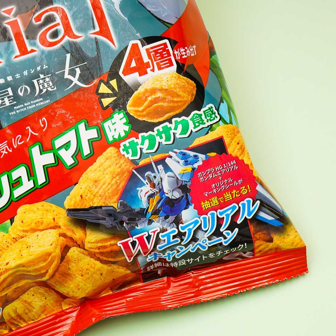 YBC Aerial Gundam Corn Snacks - Fresh Tomato