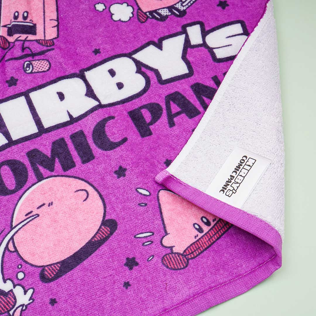 Kirby's Comic Panic Hand Towel