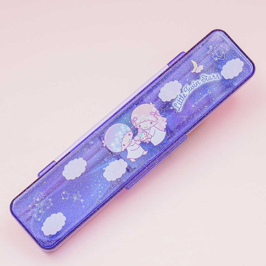 Little Twin Stars Glittery Sky Utensil Set