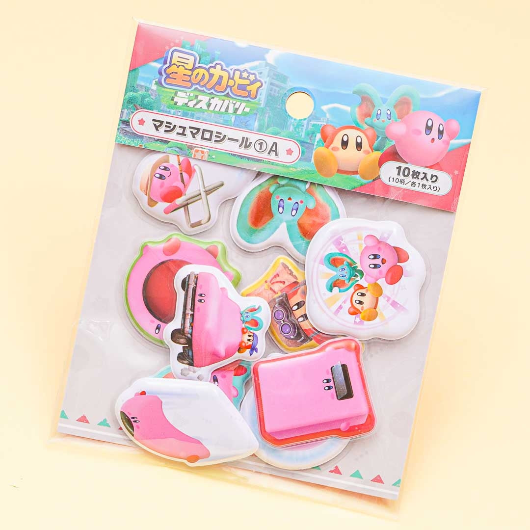 Kirby's Dream Land Discovery A Puffy Stickers