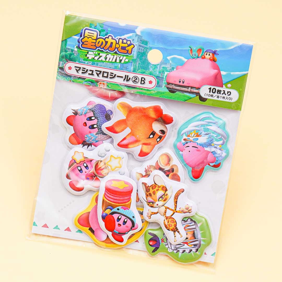 Kirby's Dream Land Discovery B Puffy Stickers