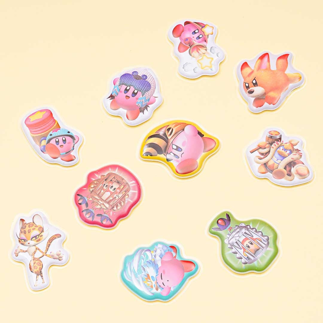 Kirby's Dream Land Discovery B Puffy Stickers