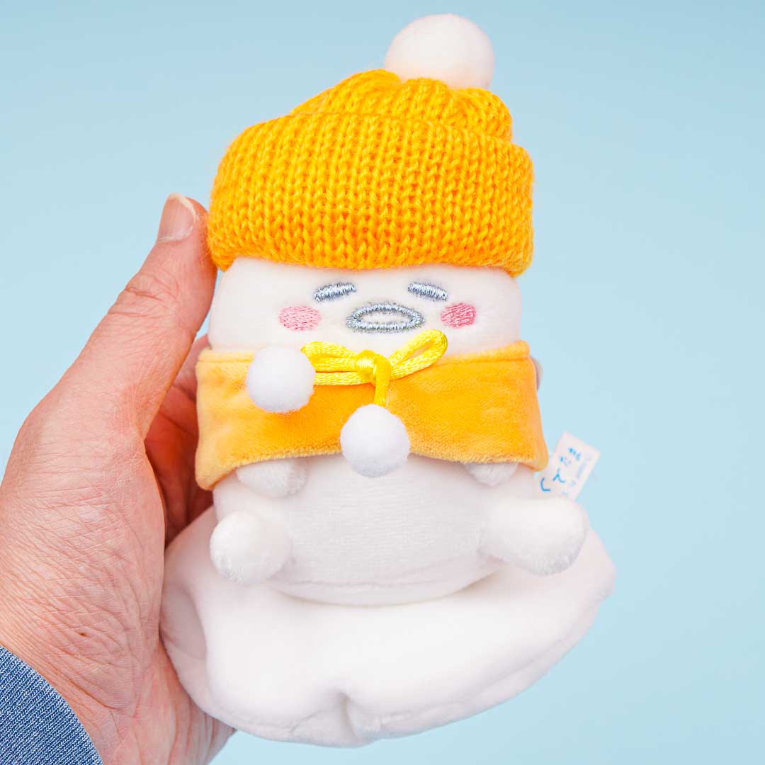 Gudetama Snowman Munyugurumi Plushie - Medium