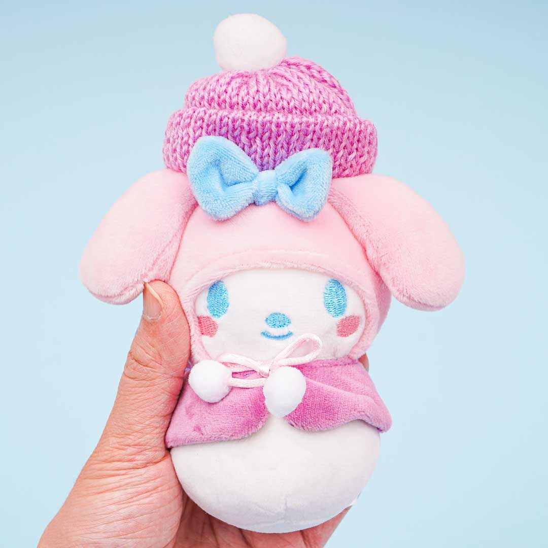 My Melody Snowman Munyugurumi Plushie - Medium