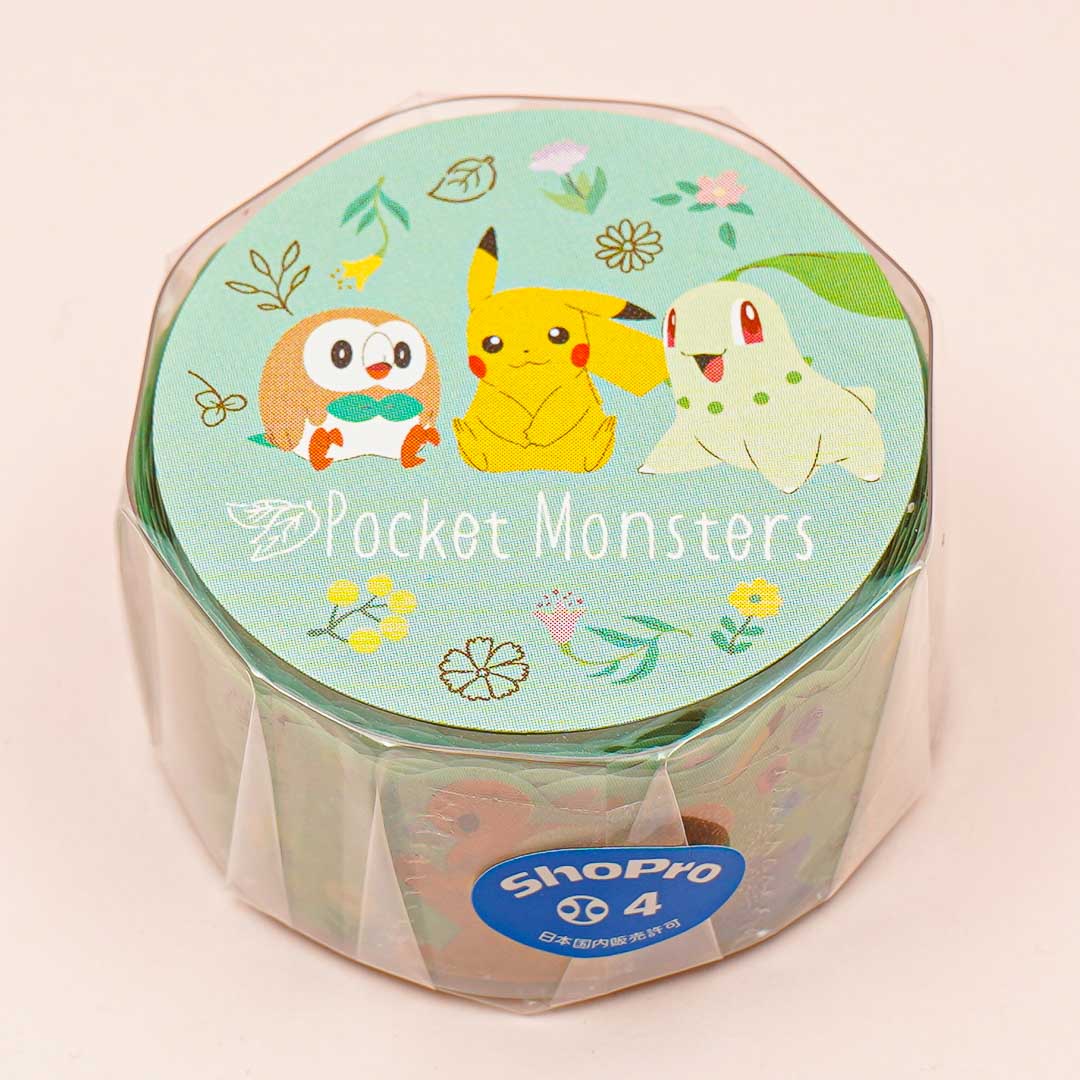 Pokemon Die-Cut Washi Tape - Nature