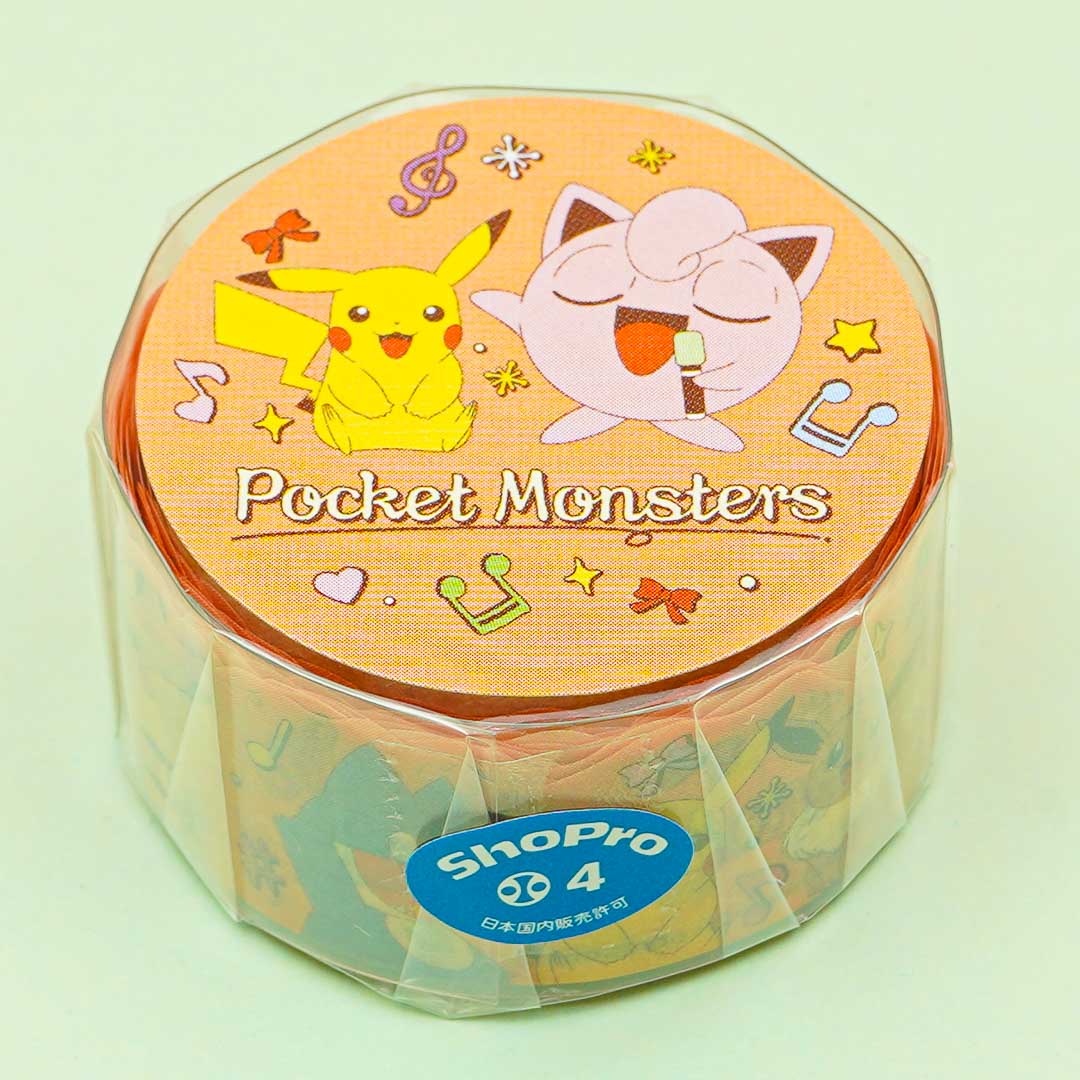 Pokemon Die-Cut Washi Tape - Music Time
