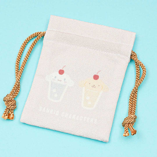 Cinnamoroll & Pompompurin Dessert Duo Drawstring Pouch