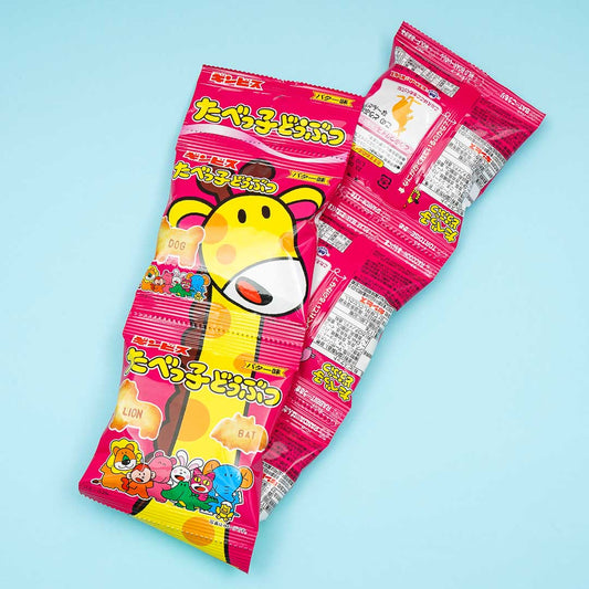 Ginbis Tabekko Animal Butter Biscuit Set - 5 pcs