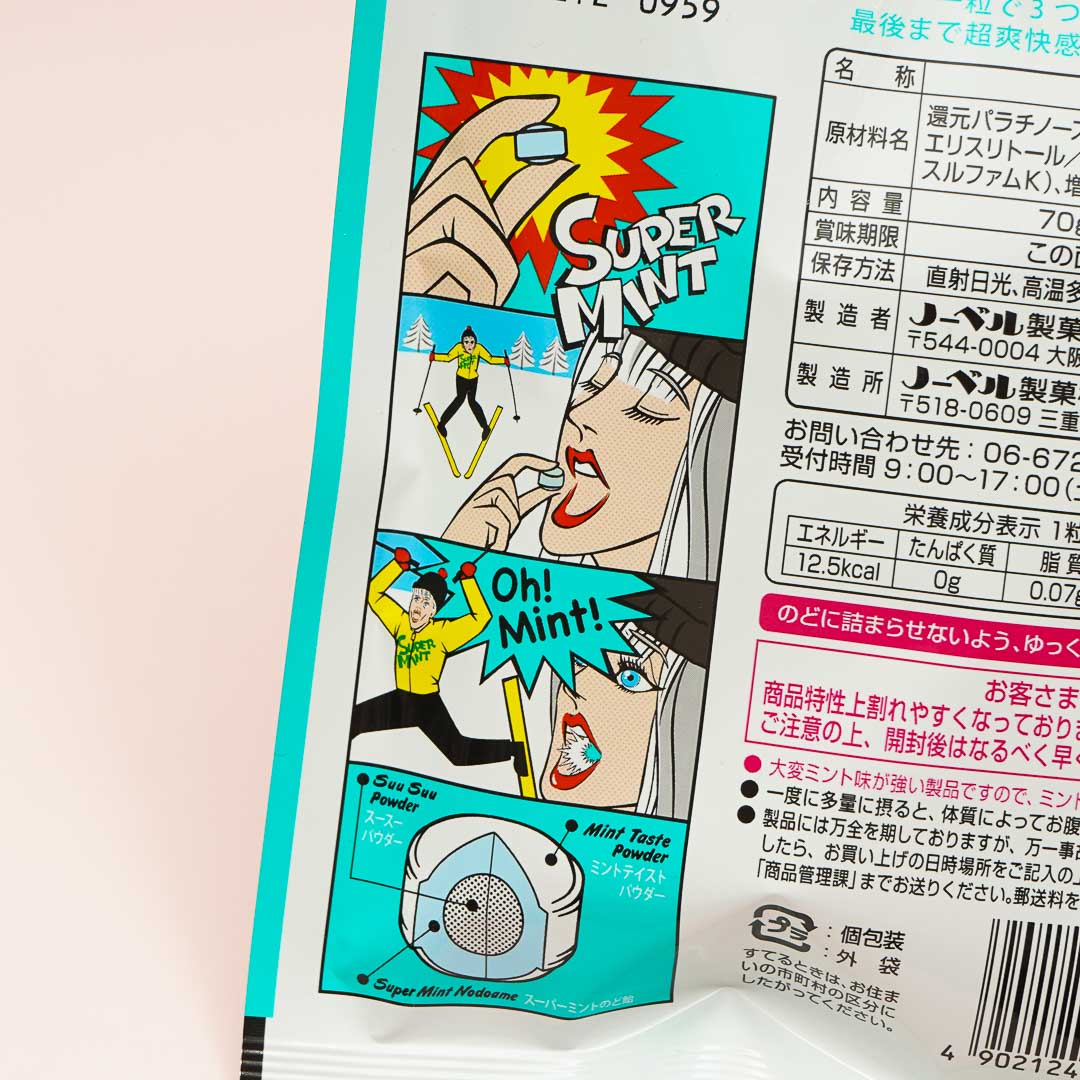 Nobel Super Mint Throat Candy