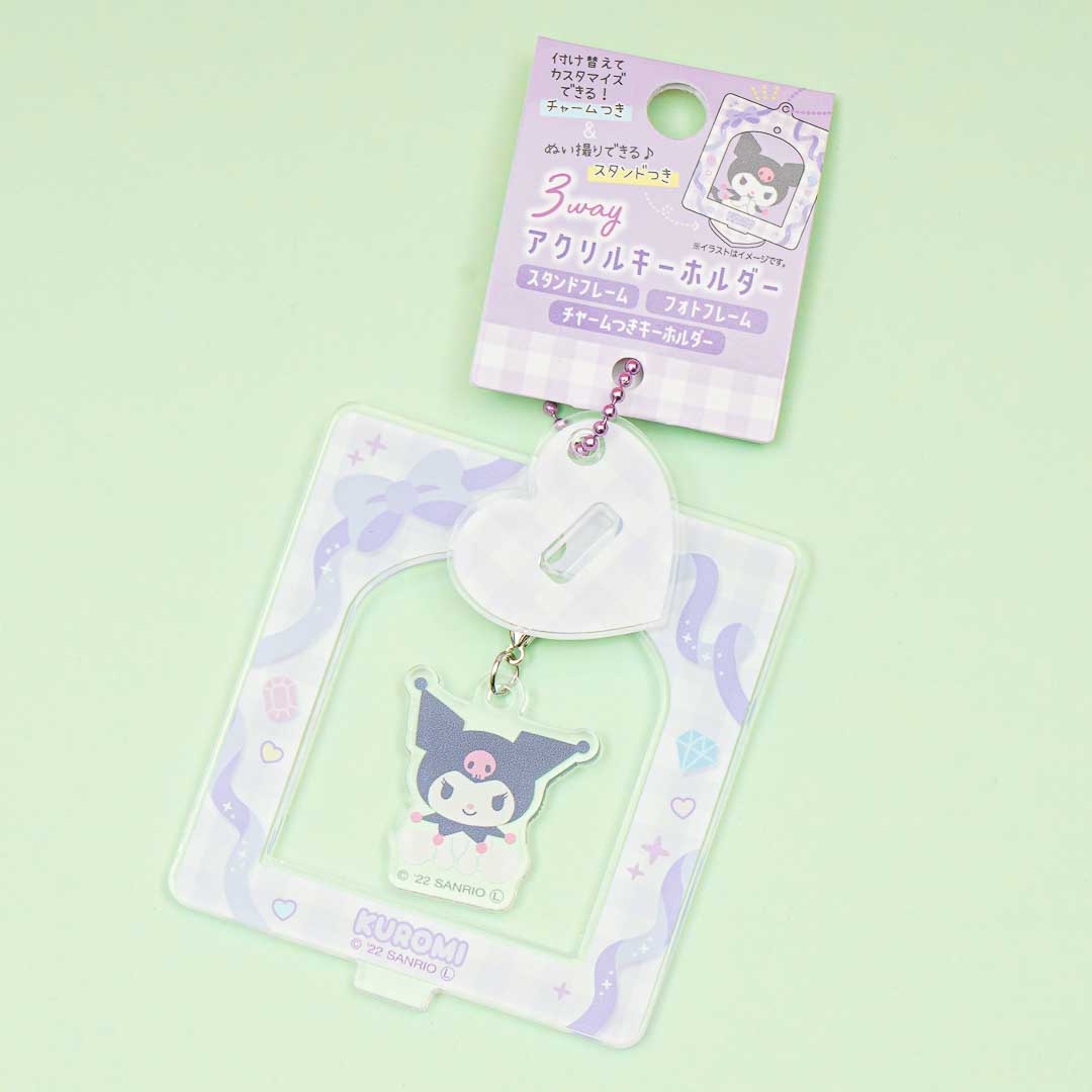 Kuromi 3-Way Acrylic Charm