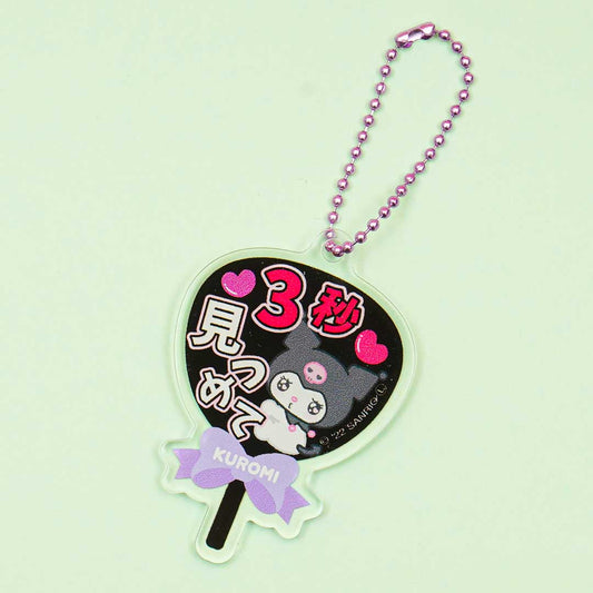 Kuromi Japanese Fan Charm