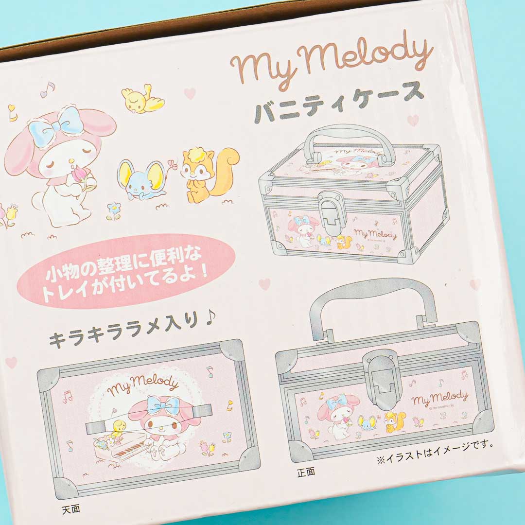My Melody Piano Time Clear Vanity Case