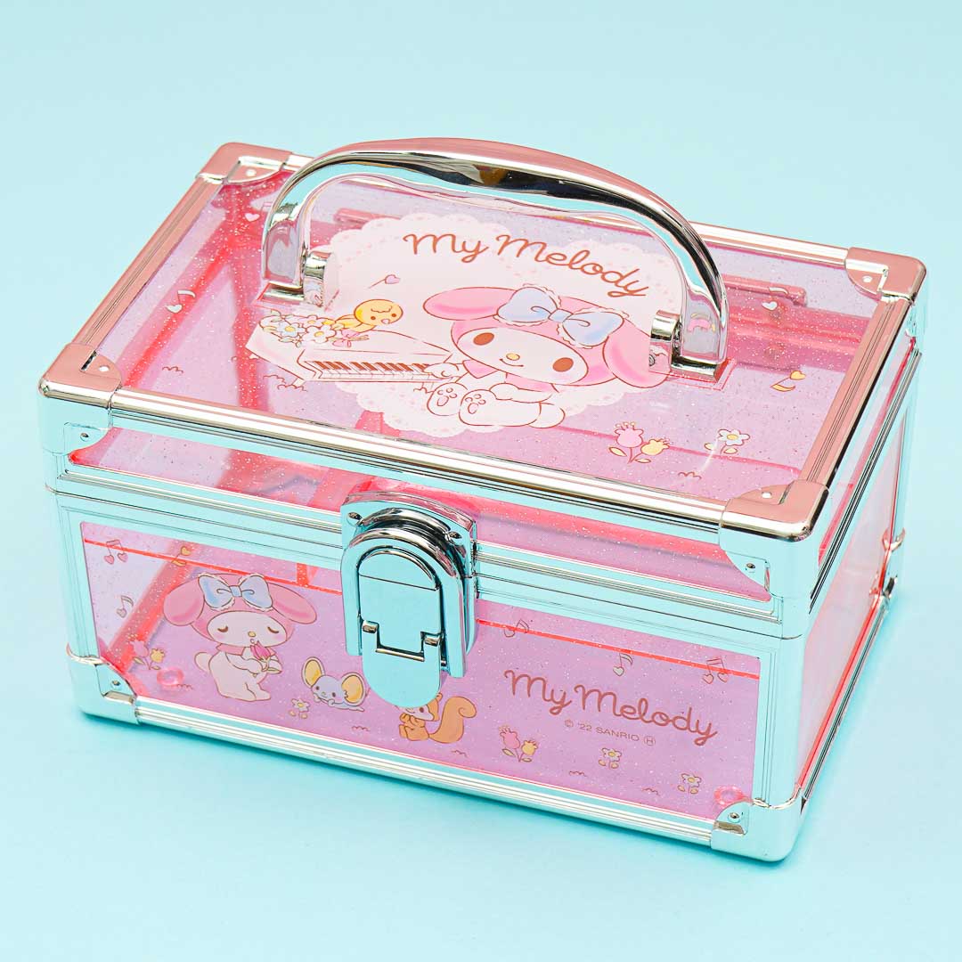My Melody Piano Time Clear Vanity Case