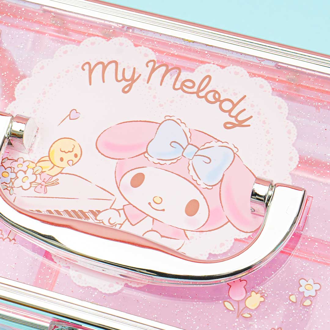 My Melody Piano Time Clear Vanity Case