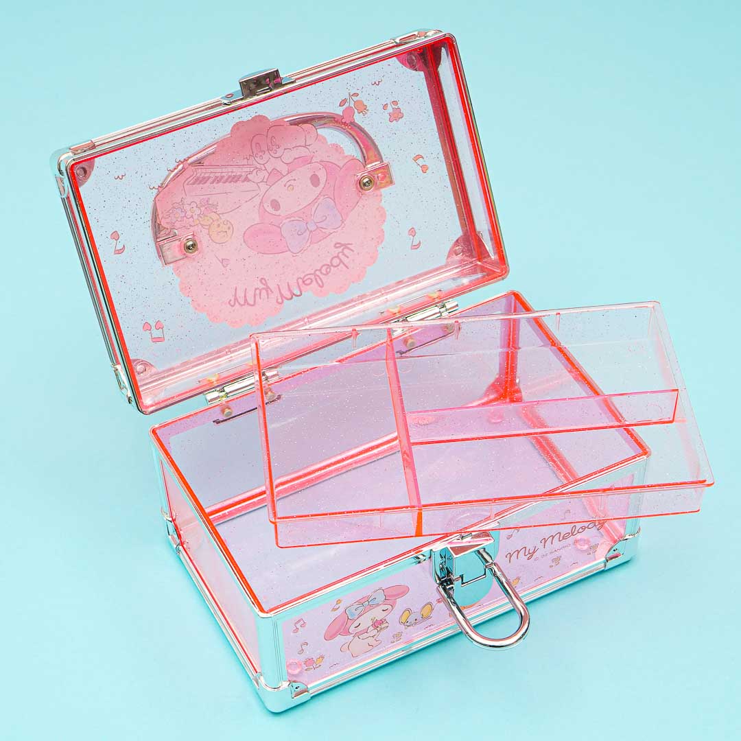 My Melody Piano Time Clear Vanity Case