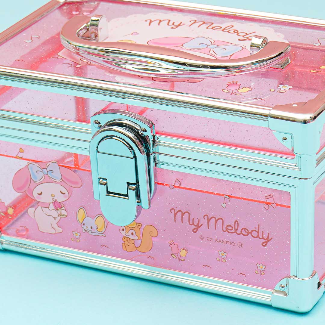My Melody Piano Time Clear Vanity Case