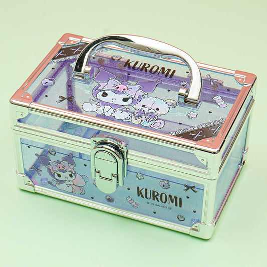 Kuromi Teddy Bear Love Clear Vanity Case