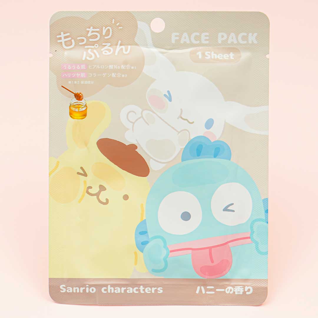 Sanrio Characters Mocchiri Purun! Mocha Face Pack - Honey