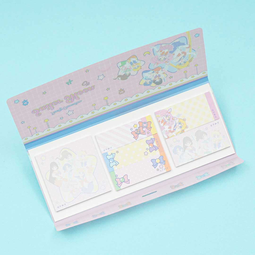 Sailor Moon & Stars Sticky Notes With Case