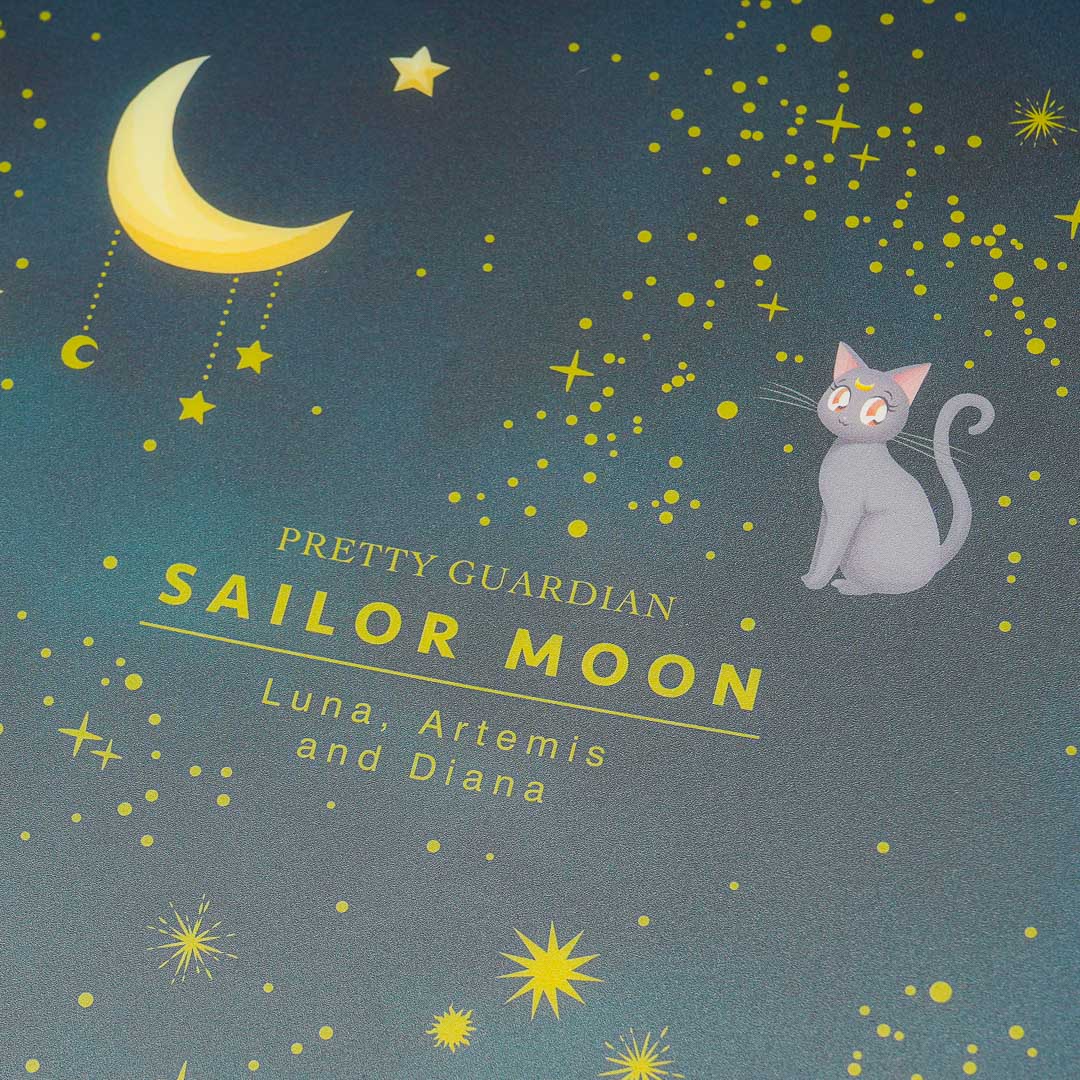 Sailor Moon A4 Ring Pocket File - Luna, Artemis & Diana