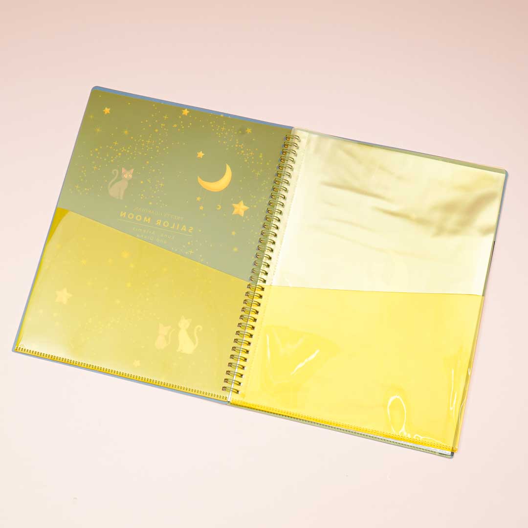 Sailor Moon A4 Ring Pocket File - Luna, Artemis & Diana