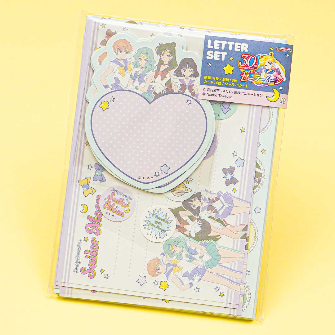 Sailor Moon 30th Anniversary Letter Set - Sailor Uranus, Neptune, Pluto & Saturn