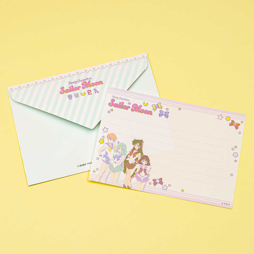 Sailor Moon 30th Anniversary Letter Set - Sailor Uranus, Neptune, Pluto & Saturn