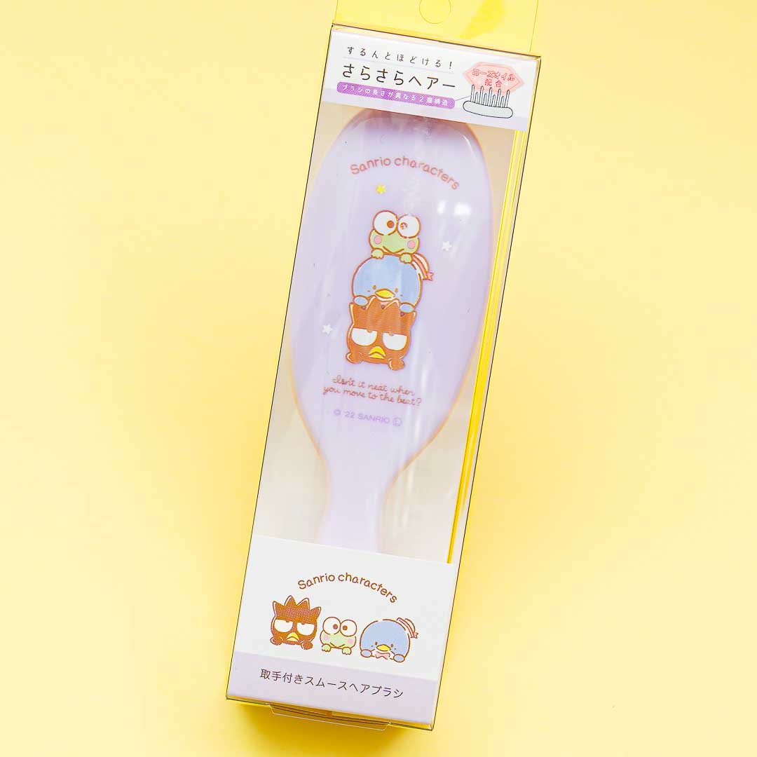 Sanrio Characters Pile Up Hairbrush