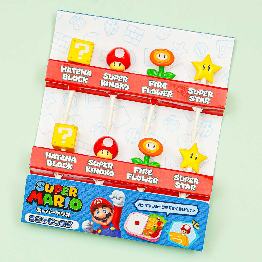 Super Mario Food Pick Set