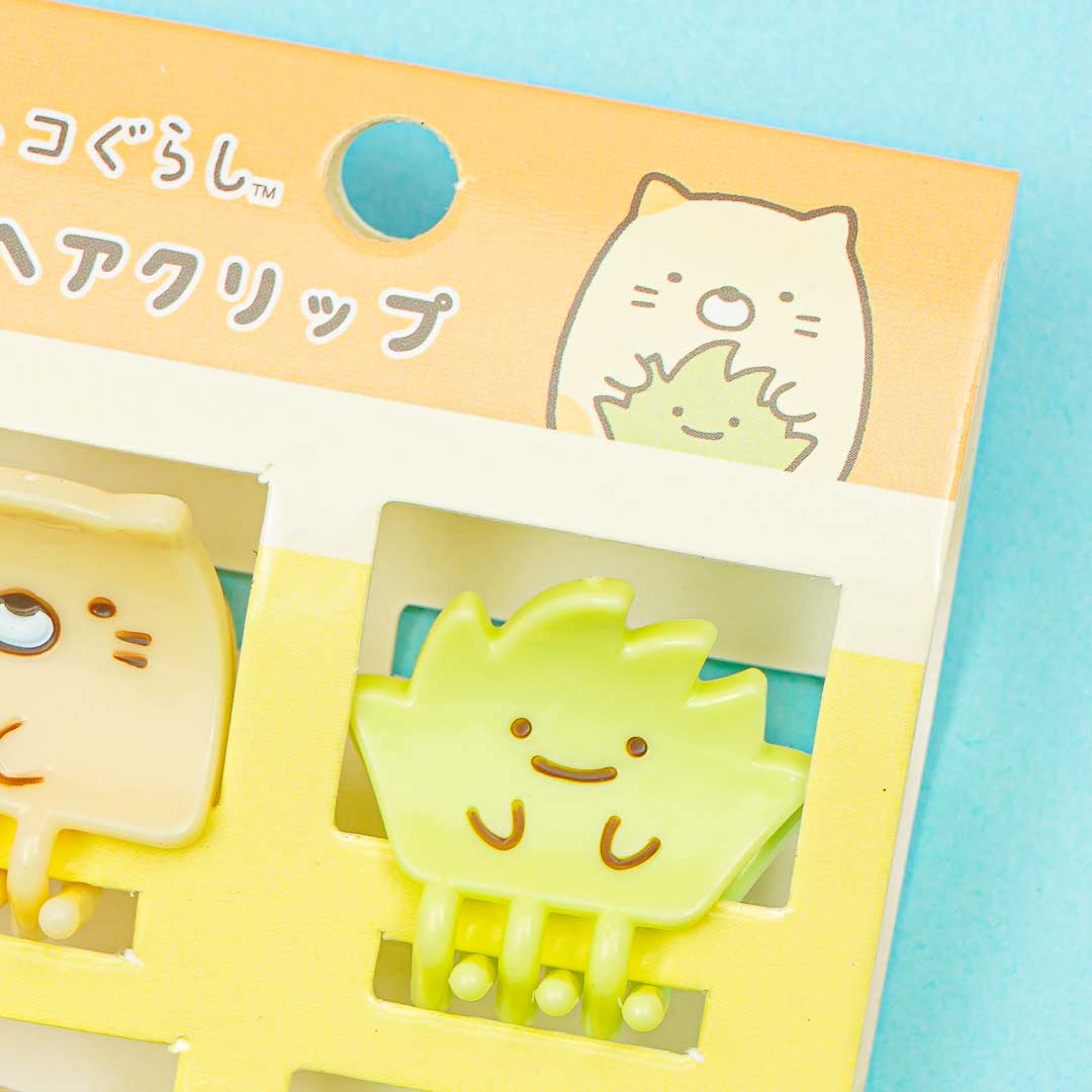 Sumikko Gurashi Mini Hair Clip Set - Neko & Zassou
