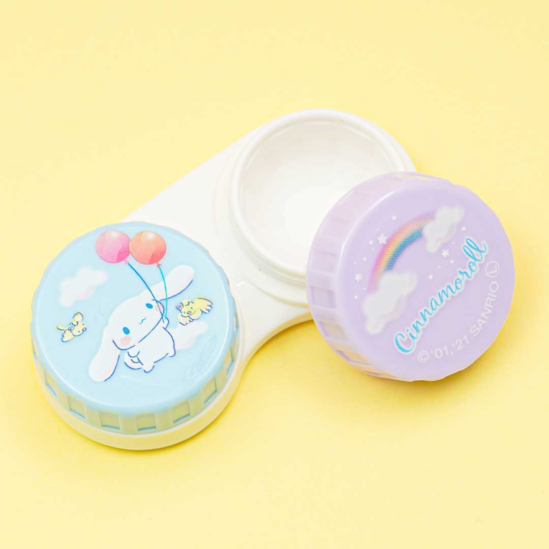 Cinnamoroll Balloons & Rainbows Contact Lens Case