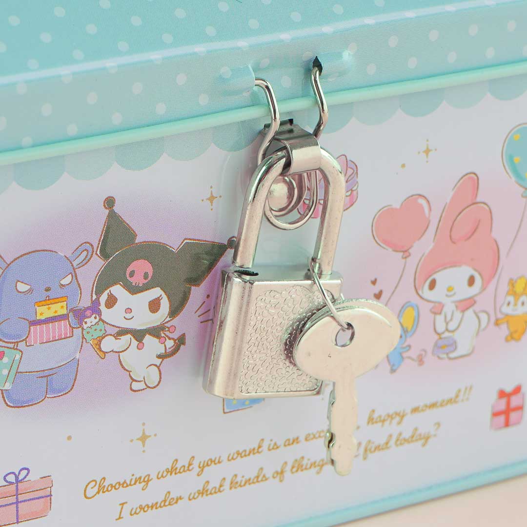 Sanrio Characters Party Can Bank With Lock