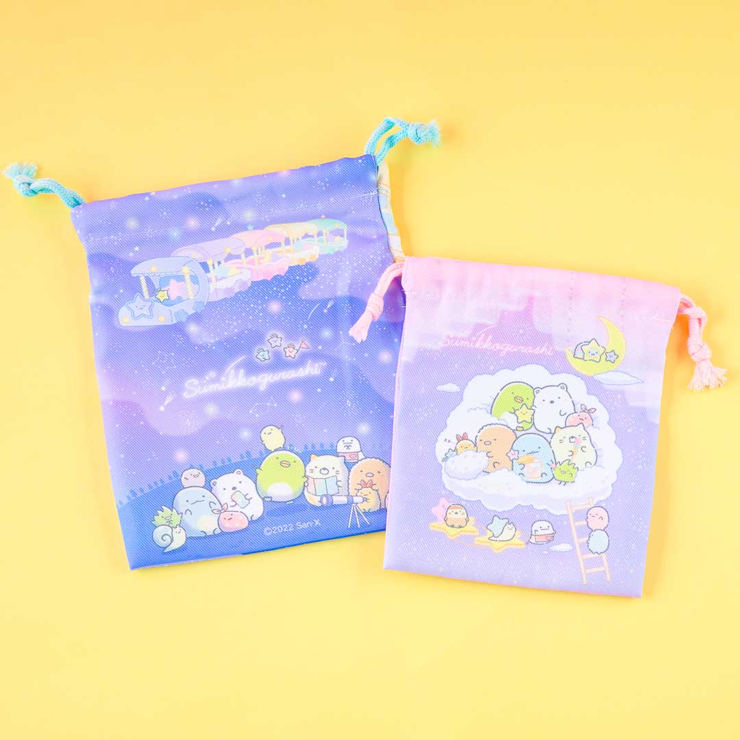 Sumikko Gurashi Starry Sky Pouch Set