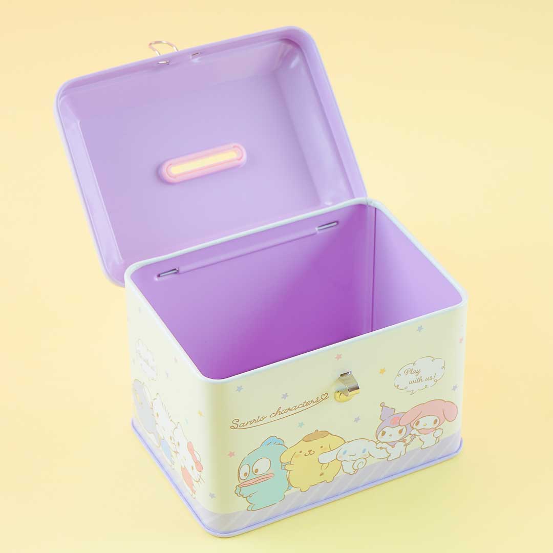 Sanrio Characters Playtime Can Bank With Lock