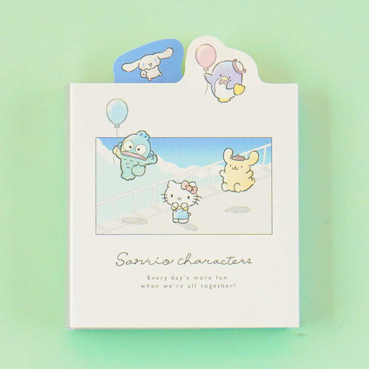 Sanrio Characters Balloon Fun Book-Style Mini Memo Pad