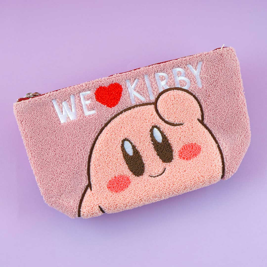 Kirby Love Fluffy Cosmetic Pouch