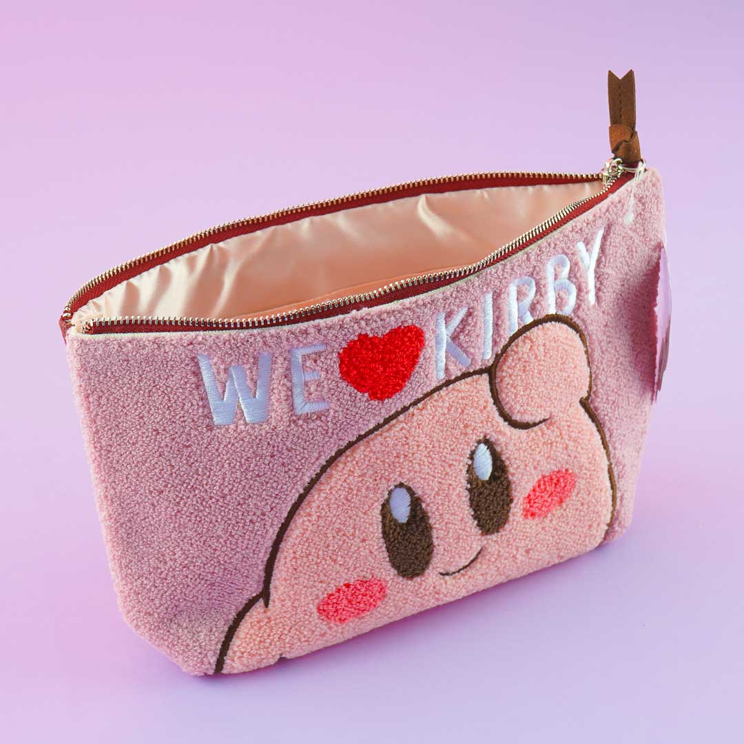Kirby Love Fluffy Cosmetic Pouch