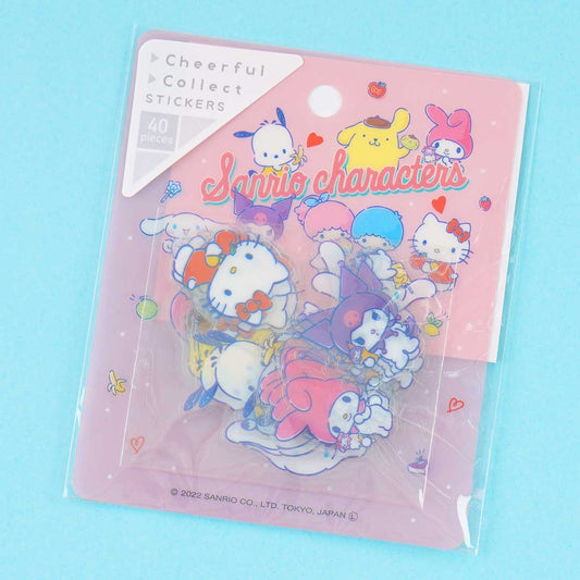 Sanrio Characters Cheerful Collect Vibrant Sticker Pack