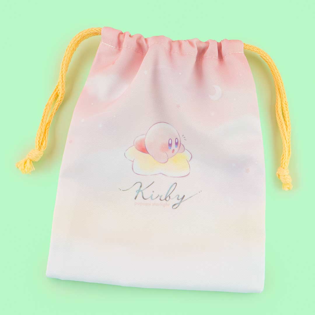 Kirby Hover Star Drawstring Pouch