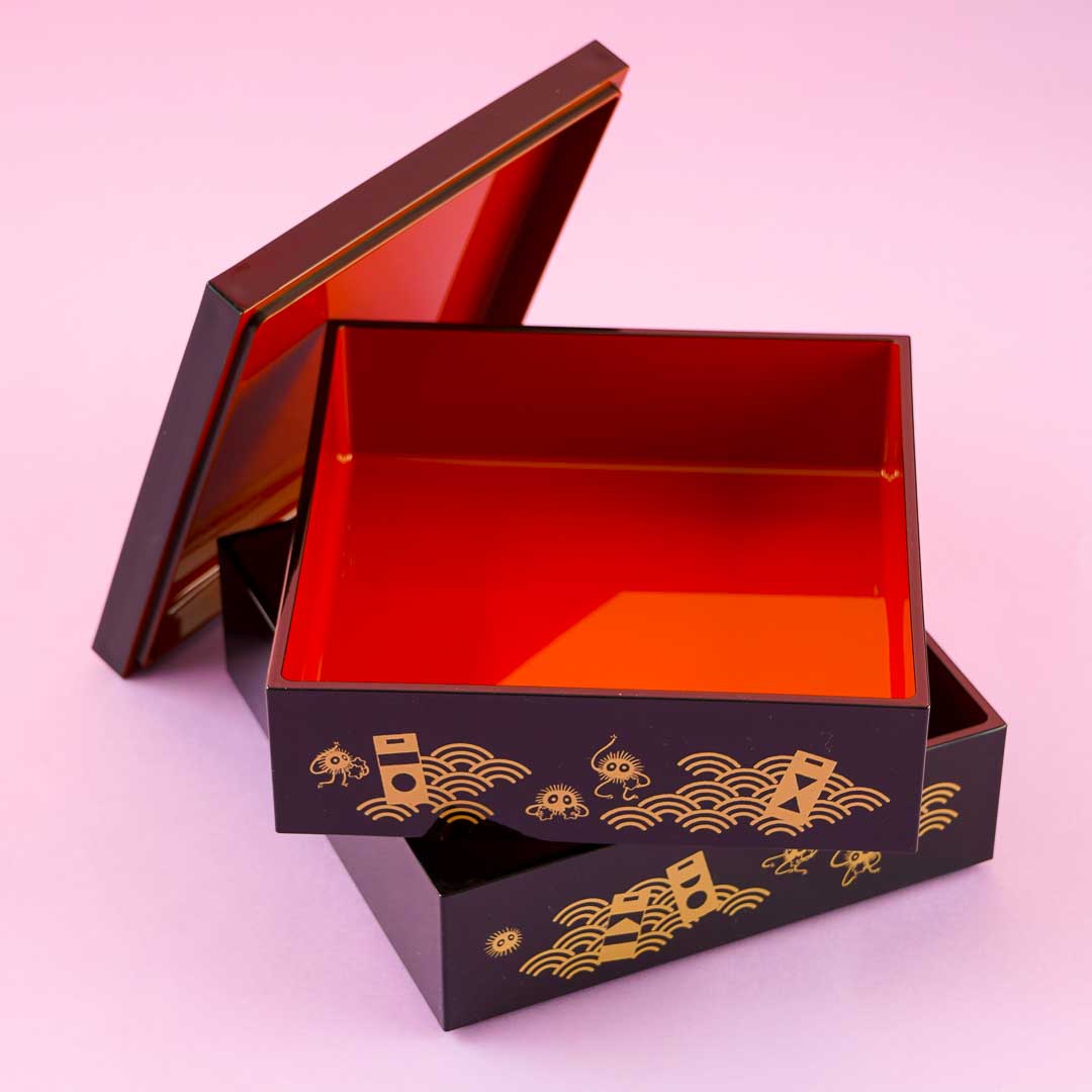 Spirited Away No-Face Traditional Bento Box Set
