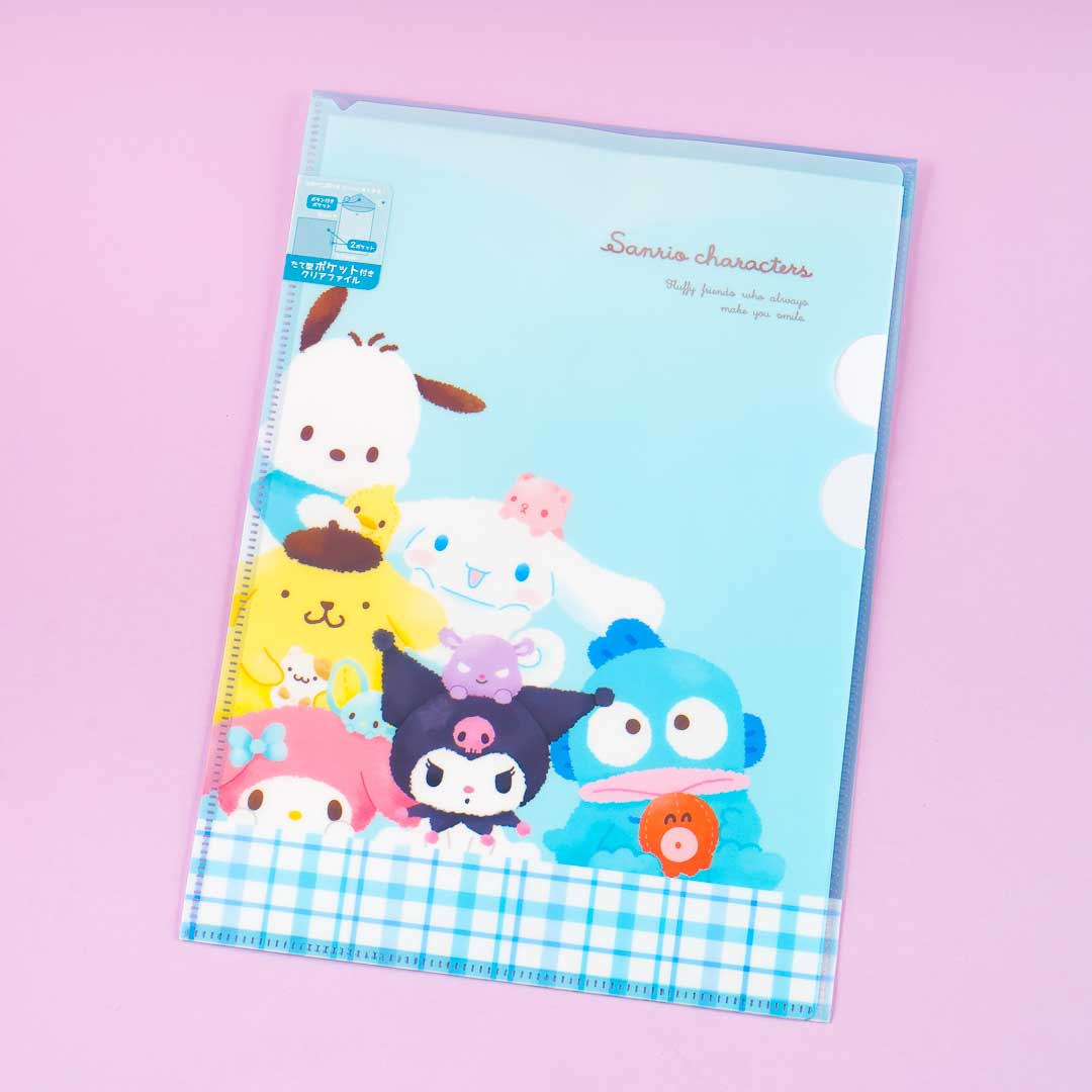 Sanrio Characters Happy Bunch File Folder With Back Pocket