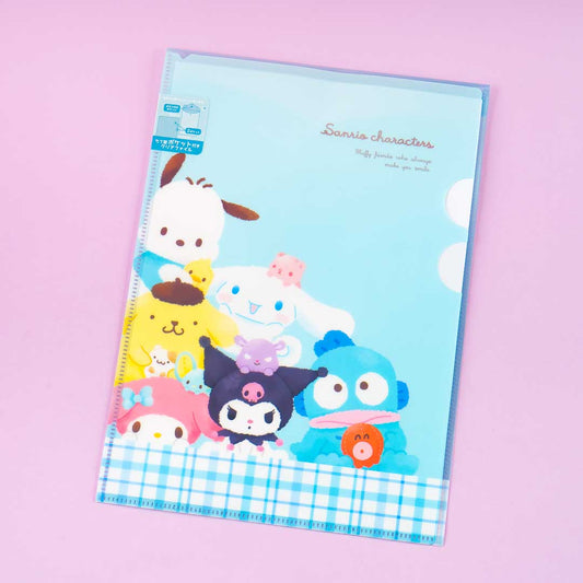 Sanrio Characters Happy Bunch File Folder With Back Pocket
