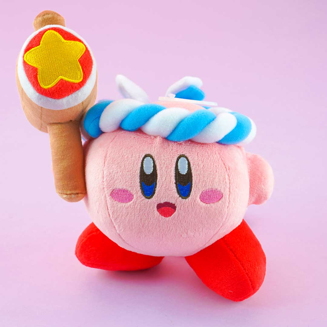 Kirby All-Star Collection Plushie - Hammer Kirby / Medium