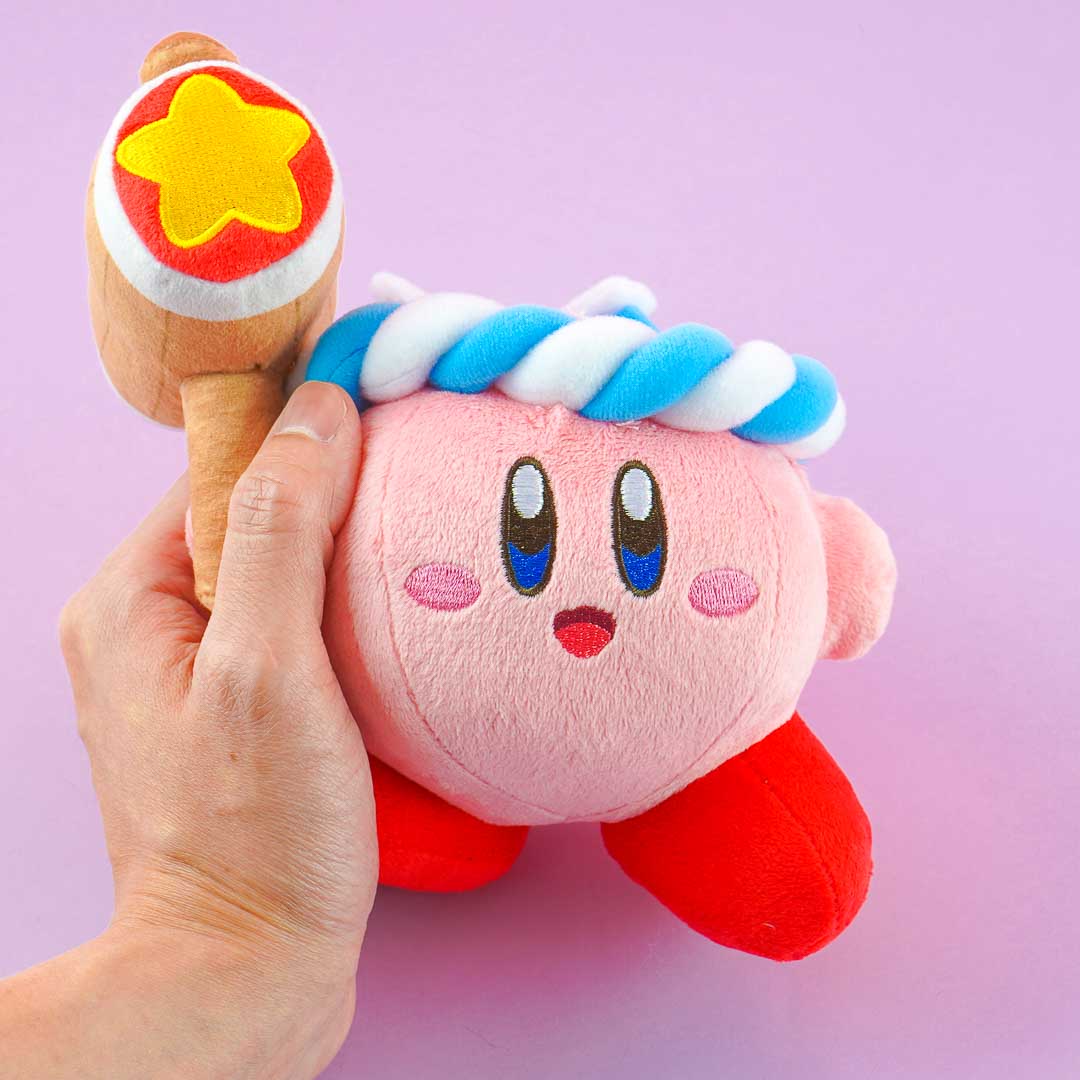 Kirby All-Star Collection Plushie - Hammer Kirby / Medium