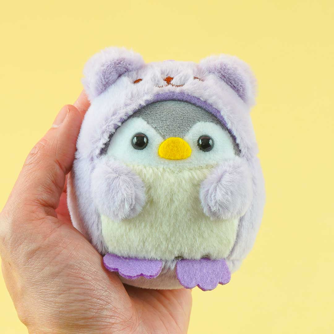 Penguin Bear Dress-Up Plushie Charm & Keychain