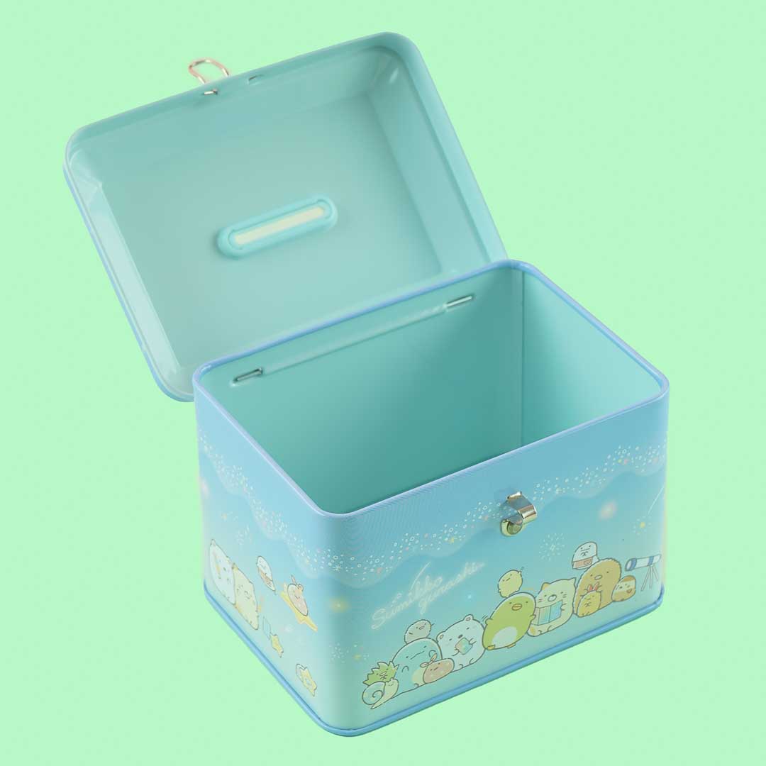 Sumikko Gurashi Starry Can Bank With Key